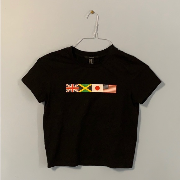 Forever 21 Tops - Forever 21 flag shirt